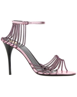 Saint Laurent Babylone 90 Metal Sandal
