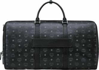 MCM Ottomar Weekender Bag in Visetos in Black at Nordstrom