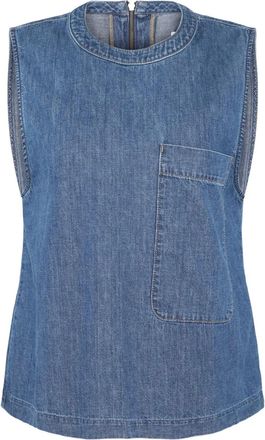 TWP Top denim - Blu