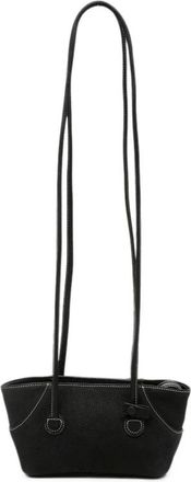 Marge Sherwood Tassen, Dames, Zwart, ONE Size, Leer, Cross Body Bag