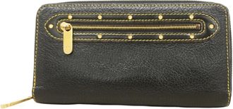 Louis Vuitton Noir Long Wallet (Bi-Fold) (Pre-Owned)