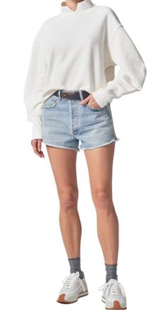 Citizens Of Humanity Marlow Long Short In Libertine (Lt Indigo)