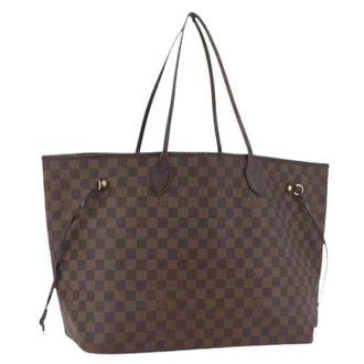 Louis Vuitton Pre-owned Tote Bags, female, Brown, Size: ONE SIZE Pre-owned Damier Ebene Canvas Tote Bag