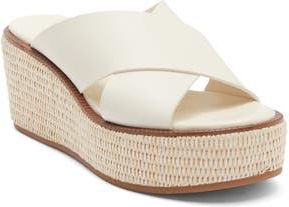 Nordstrom Rack Frankie Wedge Platform Sandal in Ivory at Nordstrom Rack, Size 10
