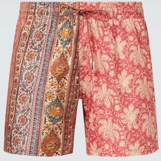 Etro Roma paisley swim trunks