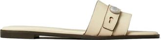 Tory Burch Sandalen - Dames - Sandalen - Wit - 38 EU - Leer - Schoenen