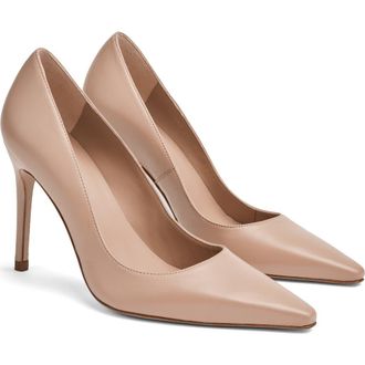 L.k. Bennett Fern Pointed Toe Pump in Trench Smooth Leather at Nordstrom Rack, Size 11Us / 41Eu