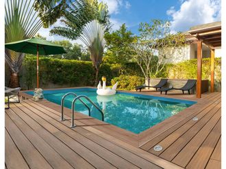 Habitat et Jardin Piscina De Madera Rectangular Panama - 6.20 X 4.10 X 1.45 M