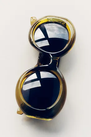 I-SEA Circle Floral Sunglasses