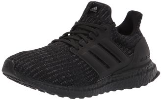 adidas Womens Ultraboost 4.0 DNA Running Shoe, Black/Black/Grey, 5