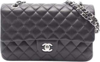 Chanel Pre-owned Shoulder Bag - Dames - Vintage Schoudertas - Zwart - ONE Size - Leer - Vintage