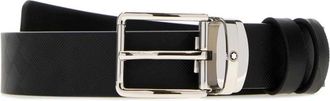 Montblanc Black Cut To Size Reversible Belt
