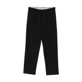 Amaranto Pantaloni dritti - - Trousers - Uomo - Nero - XL