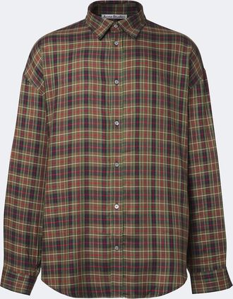 Acne Studios Camicia in flanella a quadri