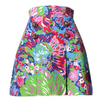 Dolce & Gabbana Dames, Rokken, Veelkleurig, Maat: XS Katoen