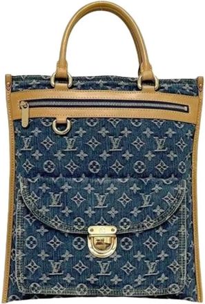 Louis Vuitton Pre-owned Tote Bags, female, Blue, Size: ONE SIZE Pre-owned Vintage Tote bag