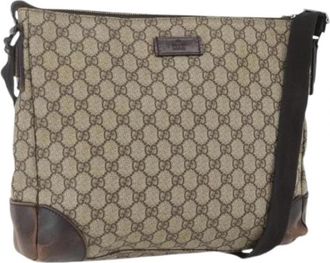 Gucci Pre-owned Plastic Cross Body Bag - Dames - Vintage Schoudertas - Beige - ONE Size - Vintage