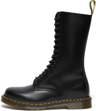 Dr. Martens Klassieke 14-gaats uniseks laars - Dames - Veterlaarzen - Zwart - 36 EU - Leer - Schoenen