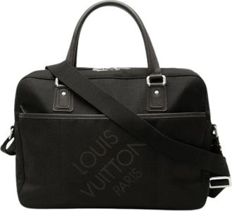 Louis Vuitton Pre-owned Yack Handbag - Heren - Vintage Handtas - Zwart - ONE Size - Leer - Vintage