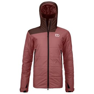 Ortovox Swisswool Zinal Jacket Isolationsjacke f&uuml;r Damen | rot/braun