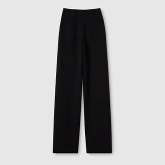 Gucci Technical Stretch Wool Pants, Black, Ready-to-wear