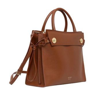 Guess Tassen, Dames, Bruin, ONE Size, Leer, Bianca Tote Bag