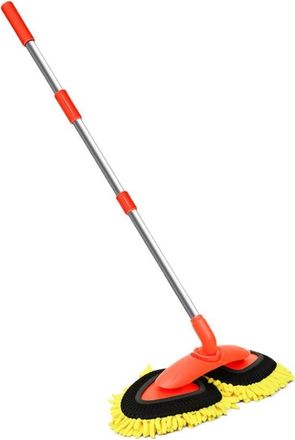 OEM Cepillo Para Lavado De Coches - Herramienta De Limpieza Telesc&oacute;pica - Limpieza De Veh&iacute;culos - Longitud Ajustable - 110 Cm - Multicolor