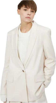Silvian Heach Jassen, Dames, Beige, S, Silvian Heach Rechte JAS