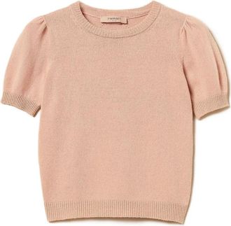 Twin-Set Maglione con maniche a palloncino - Rosa