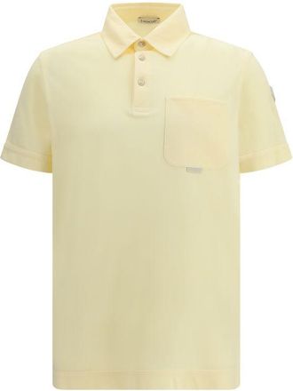 Moncler Multicolor Cotton Polo Mens Shirt
