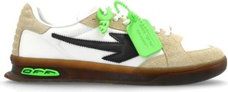 Off-white End Of Play Panelled Sneakers - Heren - Sneakers - Wit - 45 EU - Leer - Schoenen