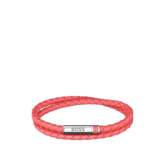 BOSS Double-braided cuff with magnetic logo closure