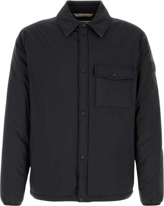 Burberry M:Dalewood CT Jas - Heren - Zomerjassen - Zwart - L - Leer - Jassen