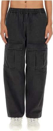 Acne Studios Broeken, Heren, Zwart, M, Katoen, Casual Broek