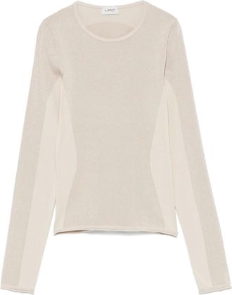 MRZ Top con dettaglio lamé - Toni neutri