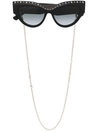 Jimmy Choo Eyewear cat-eye tinted sunglasses - Black