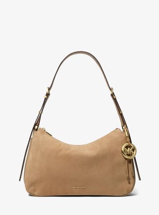 Michael Kors Nolita Medium Nubuck Shoulder Bag