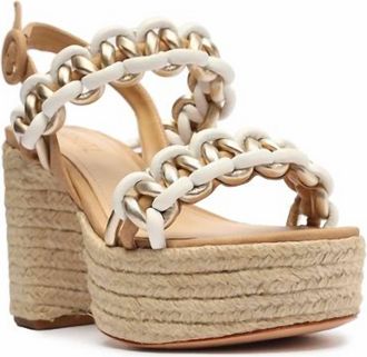 Schutz Womens Juliet Platform Sandals In Beige