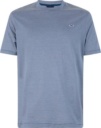 Paul & Shark T-shirt met korte mouwen - Heren - T-shirts - Blauw - S - Katoen - Tops