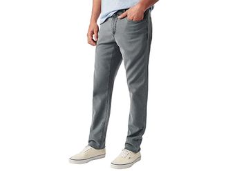 Faherty Stretch Terry Five-Pocket Mens Casual Pants Slate : 28, Cotton/Rayon/Spandex