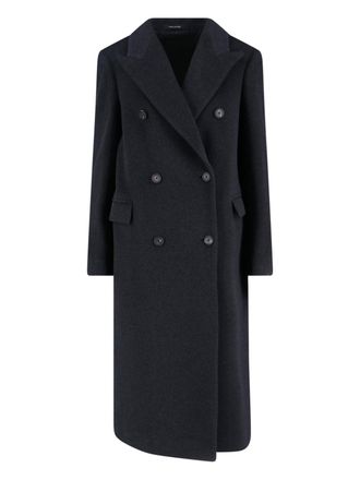 Tagliatore Dark Grey Jole Cashmere Coat