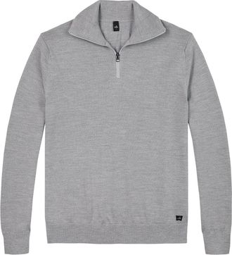 Wahts Mens Knitwear Light Grey Melange / L