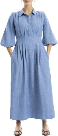 Max Studio Front Pleat Midi Dress