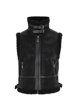 Dreimaster Dreimaster Waistcoat Dames zwart