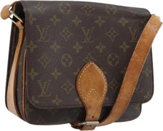 Louis Vuitton Pre-owned Cross Body Bags, female, Brown, Size: ONE SIZE Pre-owned Vintage Monogram Shoulder Bag