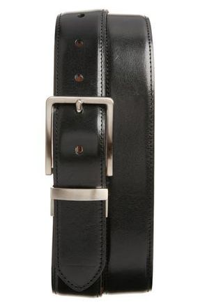 Nordstrom Mauricio Reversible Leather Belt in Black-Tan at Nordstrom Rack, Size 34