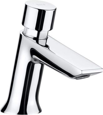 Roca Roca - Grifo Temporizado De Repisa Para Lavabo Con Pulsador Eco Instant