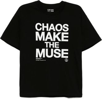 Izzue graphic-print T-shirt - men - Cotton - L - Black