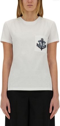 Max Mara White Crew Neck T-Shirt