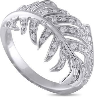 Chanel 18K White Gold Diamond Ring CH02-102725